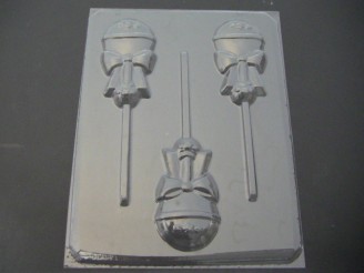 4100 Baby Rattle Chocolate or Hard Candy Lollipop Mold